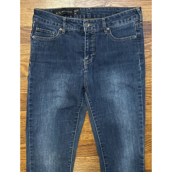 Armani Exchange Jeans Womens Blue 28 Super Skinny Excellent Condition Stretch - Picture 3 of 12